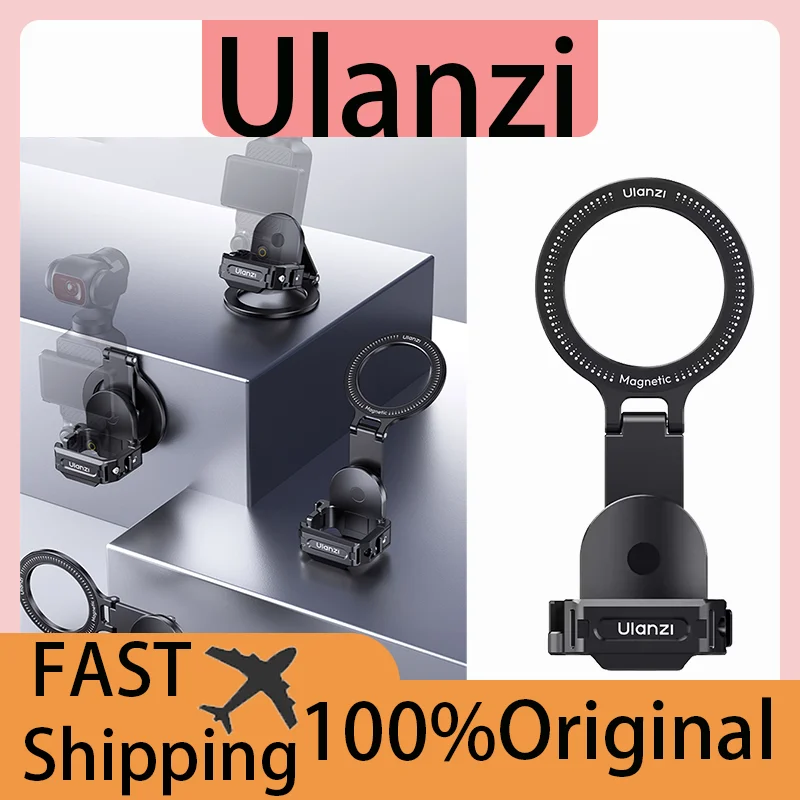 

Ulanzi PM01 Pocket 3 Expansion Adapter Magnetic Stand Expansion Base For Action Camera DJI Phone Pocket 3 Outdoor Vlog Live