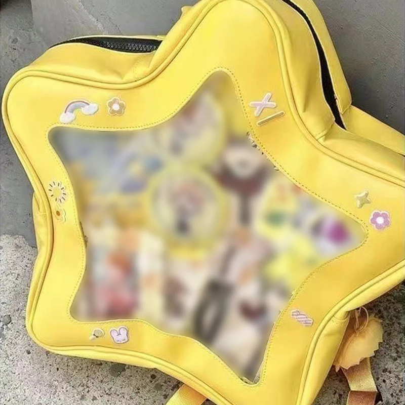 Original Cute Kawaii Ita Bag Anime Five Pointed Star Two-Dimensional Crossbody Bag Street Fashion Women Mini Shoulder Bag