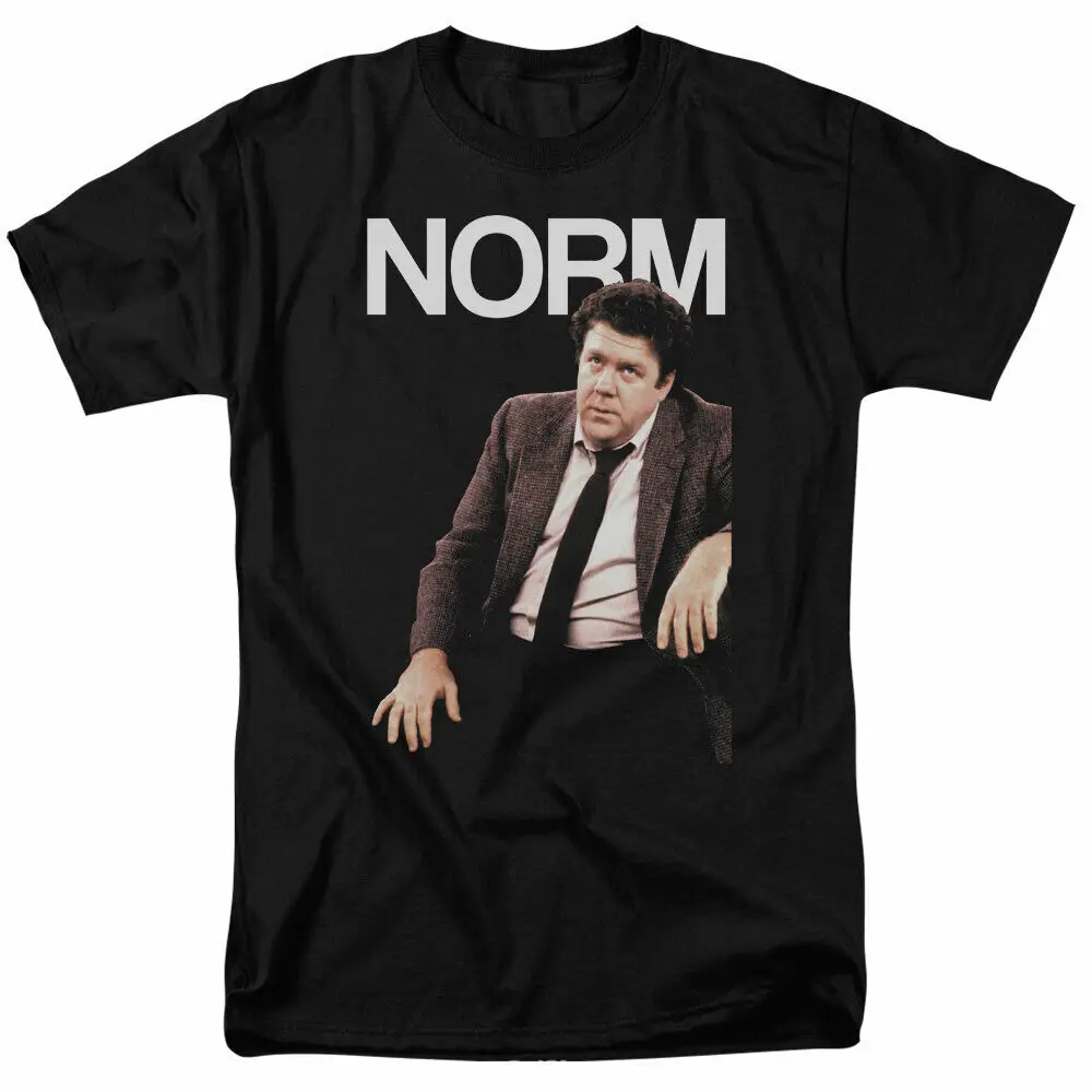 Cheers Norm T Shirt Mens Licensed Classic TV Merchandise Peterson Black