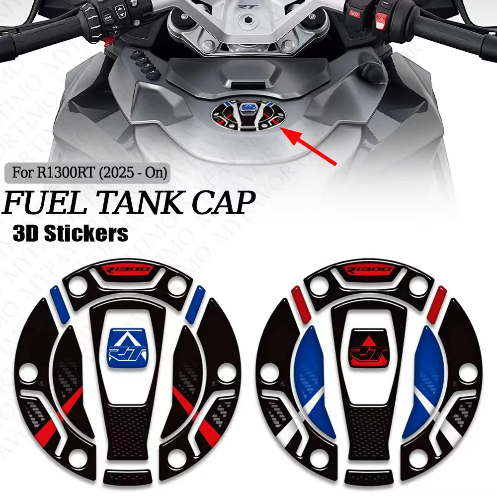 Motorcycle For R1300RT R 1300 RT R1300 Tank Pad TankPad Cap Grips Gas Fuel Knee Stickers Decals Protection 2025 2026