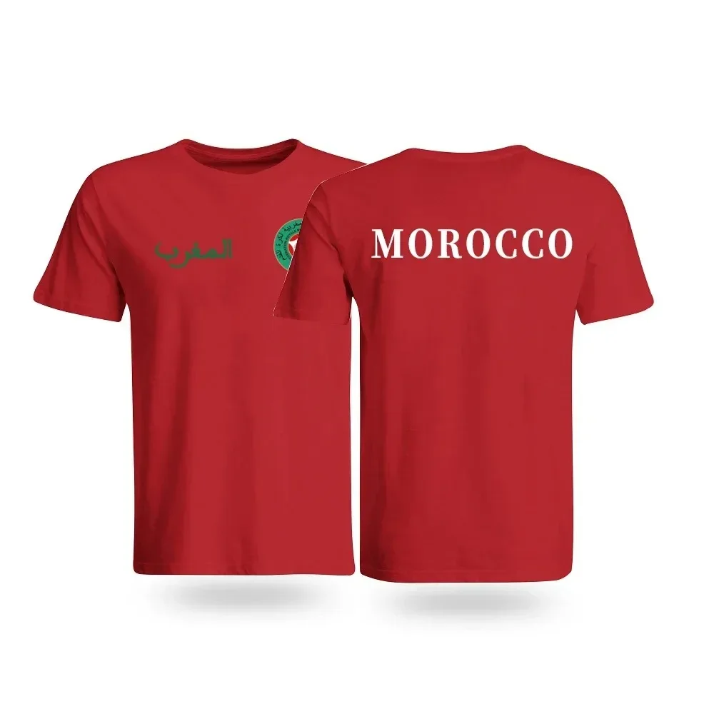 Mens Teeshirt Kingdom of Morocco Shirt Retro Moroccan Pride Gfit Tshirt Men Women Casual Cotton Unisex Summer Men Size Tops