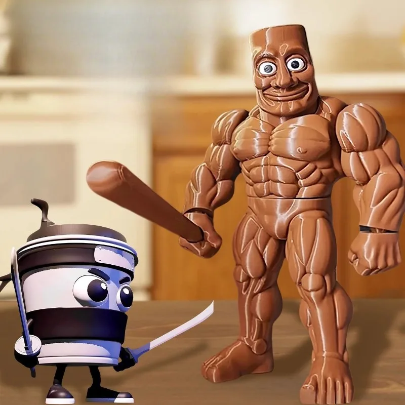 تونغ تونغ تونغ الصحور تمثال راقصة الباليه كابتشينو الشكل لعبة كابتشينو Assassino الشكل لعبة Tralalero Tralala لعبة #3