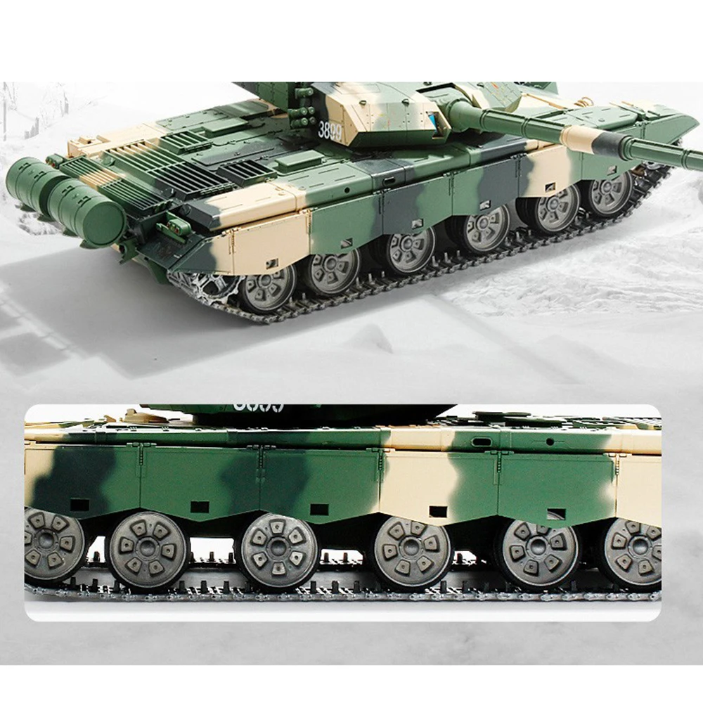 1/16 RC Tank Metal Tracks Can Launch Infrared Battle Simulation Lights Sound Full Scale telecomando blindato Tank Boy Toys