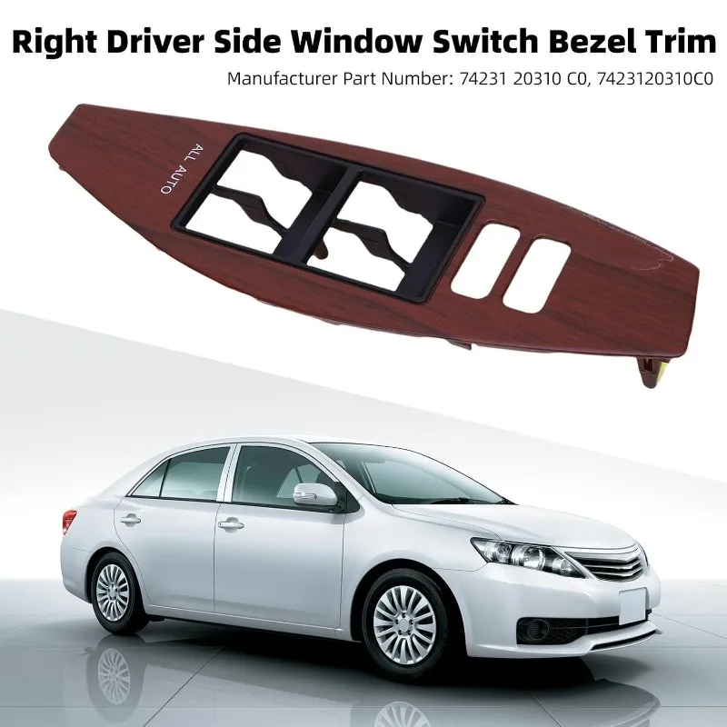 Right Front Door Armrest Base Upper Panel 74231-20310-C0 For Toyota Allion Premio 2007-2021 Windows Switch Cover Trim 7423120310