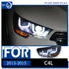 Akd auto lichter für citroen c4l led scheinwerfer 2013-2018 c4 scheinwerfer drl projektor linse automobil 1