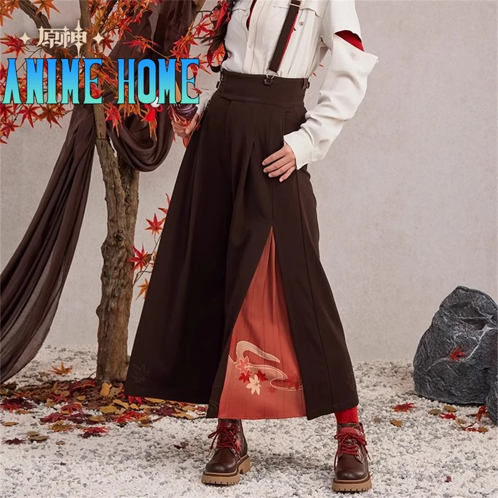 

Game Genshin Impact Kaedehara Kazuha Official Original Wide-Leg Overalls For Women Men Pants Role Cosplay Kids Gift Pre-order