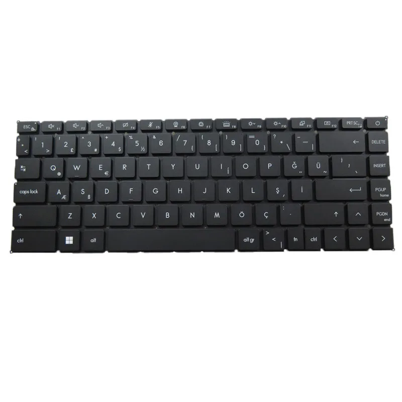 Per key RGB Backlit Keyboard For MSI Creator Z16 A11U A11UE A11UET A12U A12UET Belgium BE French FR Turkey TR Black No Frame