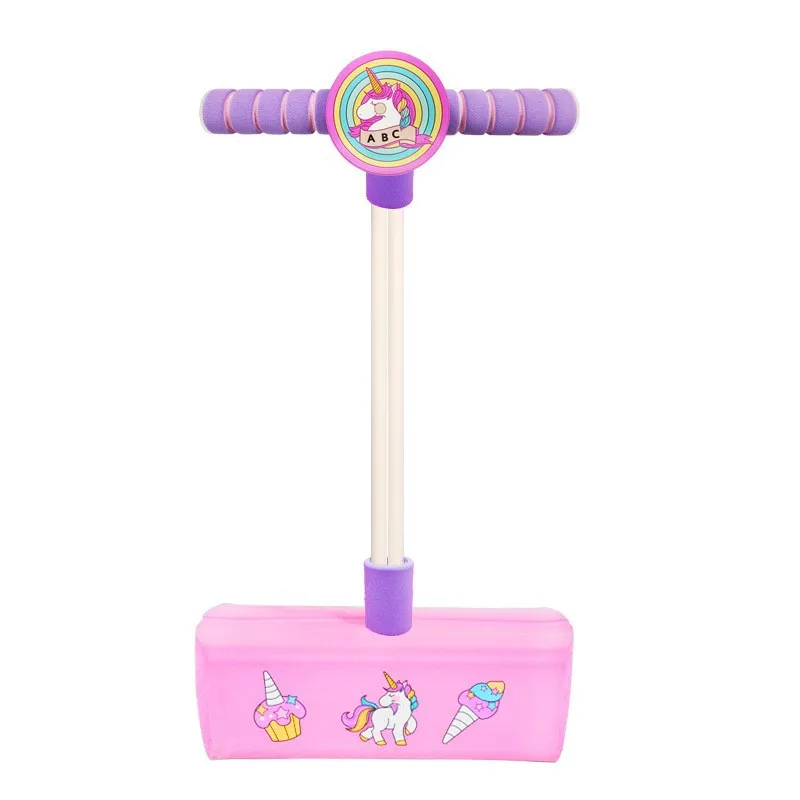 Pogo Stick Schiuma Pogo Jumper per bambini che saltano promuove la crescita più alta giocattoli per 3-12 anni Ragazzi Ragazze Giocattoli sportivi all'aria aperta