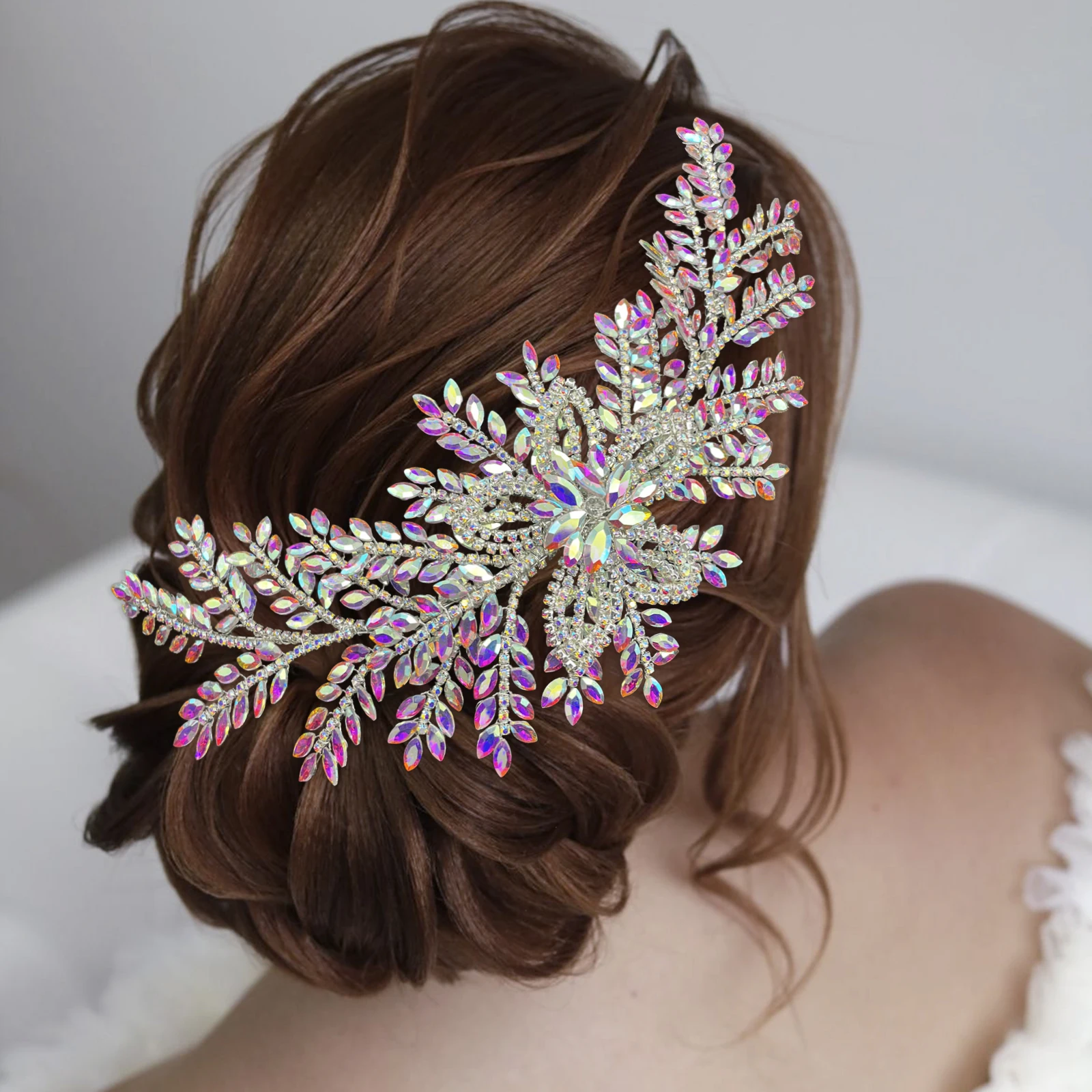 DZ135 Crystal Bridal Tiaras Wedding Headbands Rhinestone Hairbands For Elegant Girls Bride Headpieces Wedding Hair Accessories