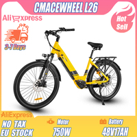 CMACEWHEEL L26 Electric Bicycle 750W Motor 48V17AH Battery Adult Electric Mountain Bike 26-inch Tire Mountain off-road Bicycle