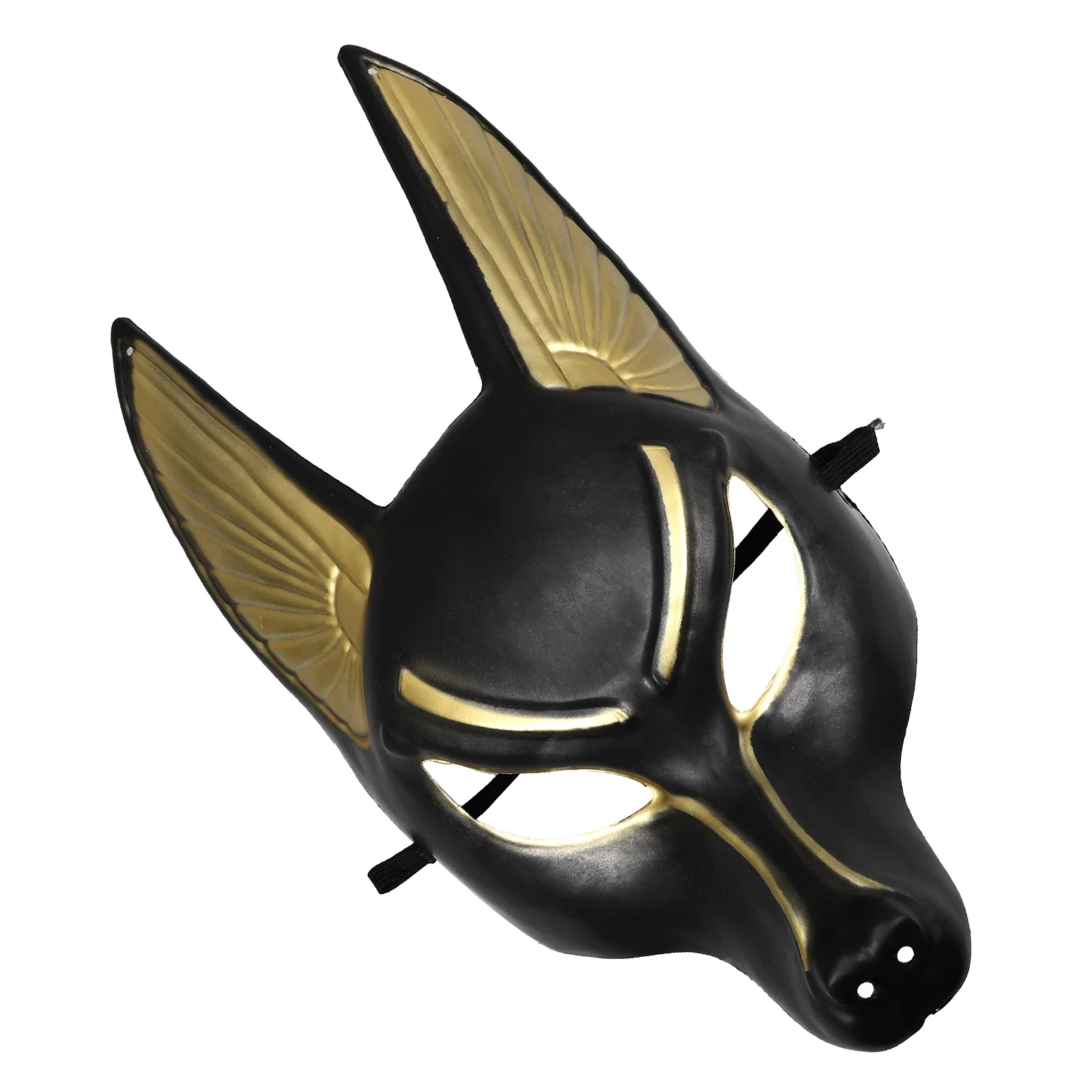 

Anubis Mask Carnival Costume Decorative Plastic Halloween Cosplay Party Creepy Dress Up Props