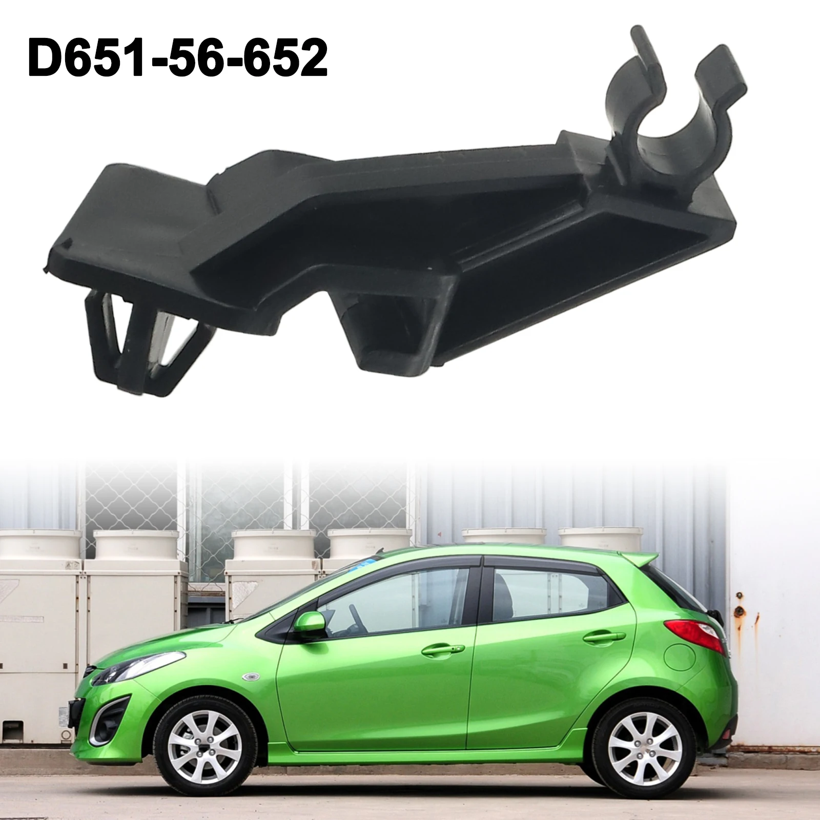 

Support Clip Hood Prop Auto Accessories Black D651-56-652 Exterior Fenders Plastic Retainer For Mazda 2 2011-2013