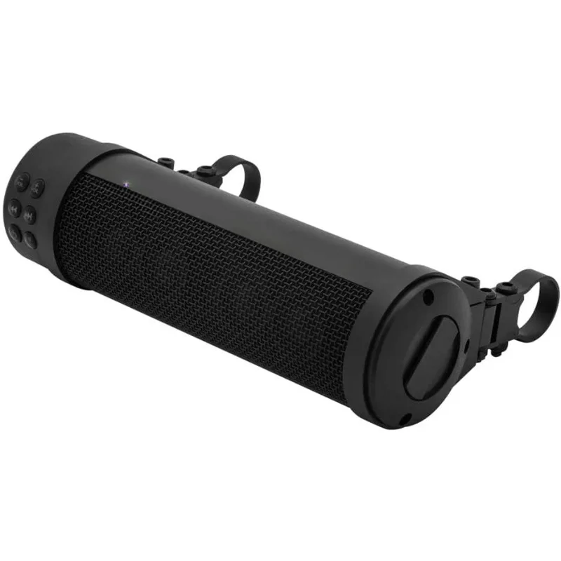 home.2720 MTX Road Thunder Weather Resistant Motorcycle Sound Bar Plus:  Bluetooth, USB Power Charger, Satin Black