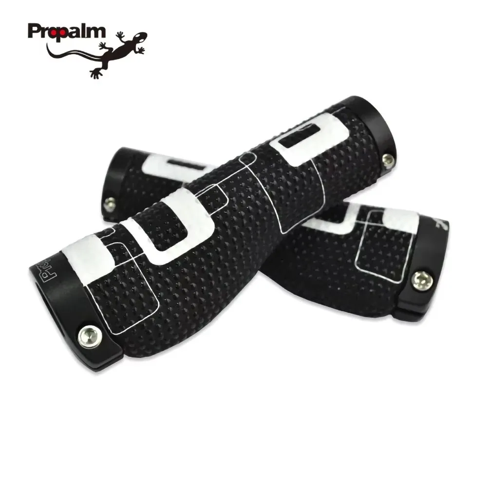 Propalm MTB Road Bike Grips Double End Lockable Cycling Handlebar Covers Aluminum Alloy+Silico Non-slip Riding Equipment