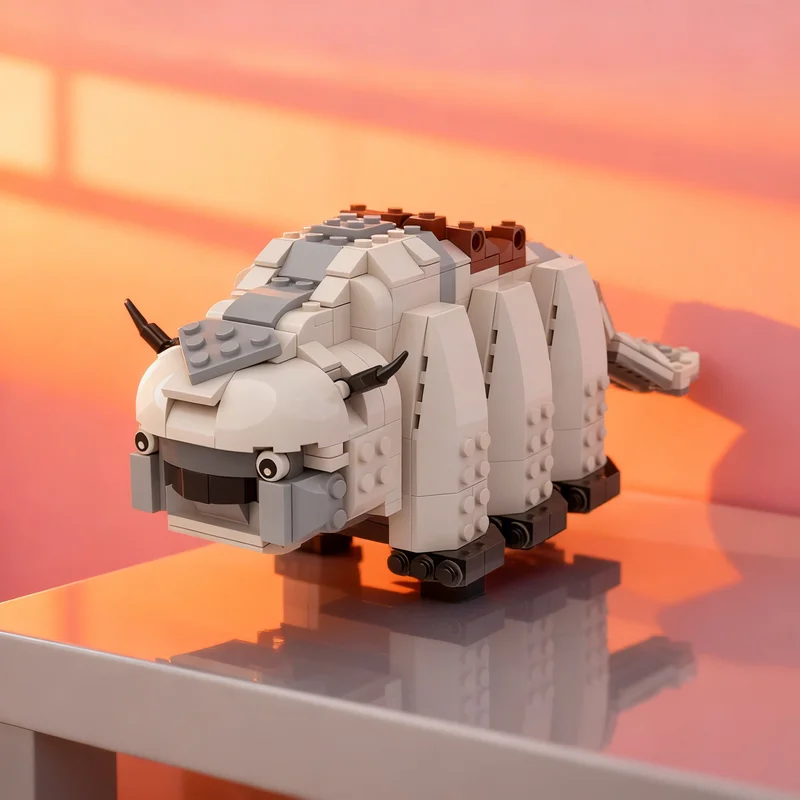 

536pcs MOC Appa Avatar The Last Airbender Model Building Blocks DIY Gift Creative Collectible Display Decor Premium Adult Kids