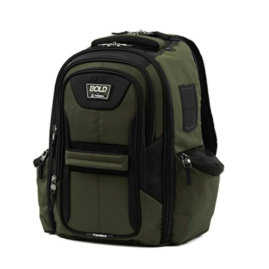 

Olive/Black Bold Lightweight Rugged Backpack for 15.6 inch Laptop and Tablet Sleeve