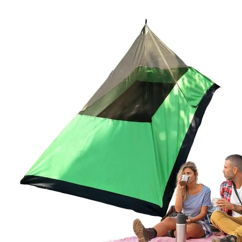 

Camping Inner Tent Outdoor Ultralight Triangle Tents Inner Tent Rodless Portable Inner Teepee