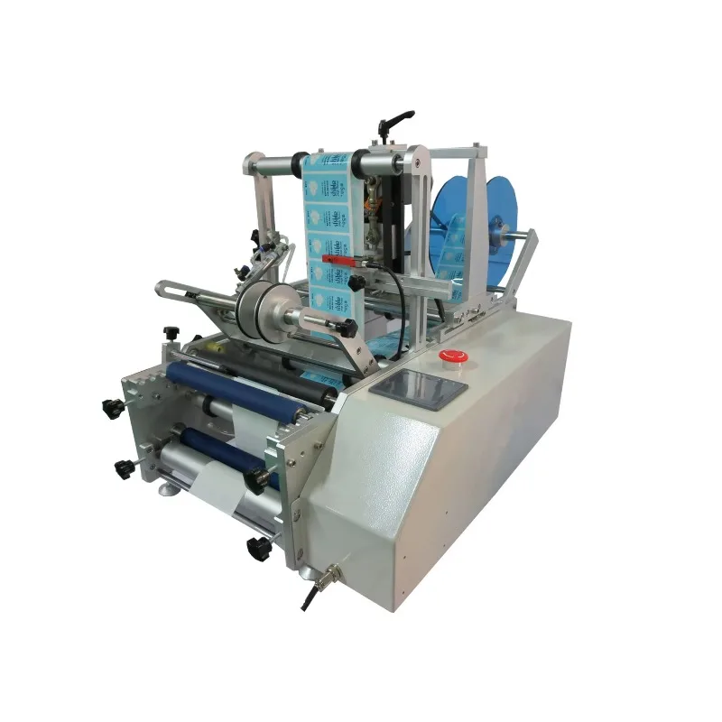 Automatic Round Bottle Flat Bottle Two Sides Two Sticker Labeling Machine Double Sides for Plastic Round Bottle