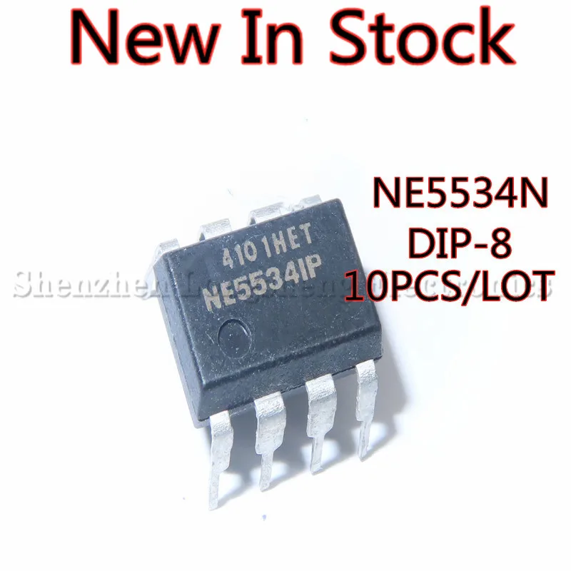 10PCS/LOT NE5534AN NE5534N NE5534P NE5534 DIP-8 fever single op amp In Stock