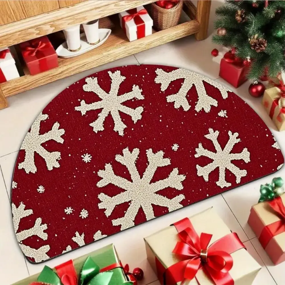 VIKAMA Christmas Home Decoration Carpets: Entrance Door Foyer Carpets, Bedroom Carpets, Easy-To-Maintain Living Room Carpets