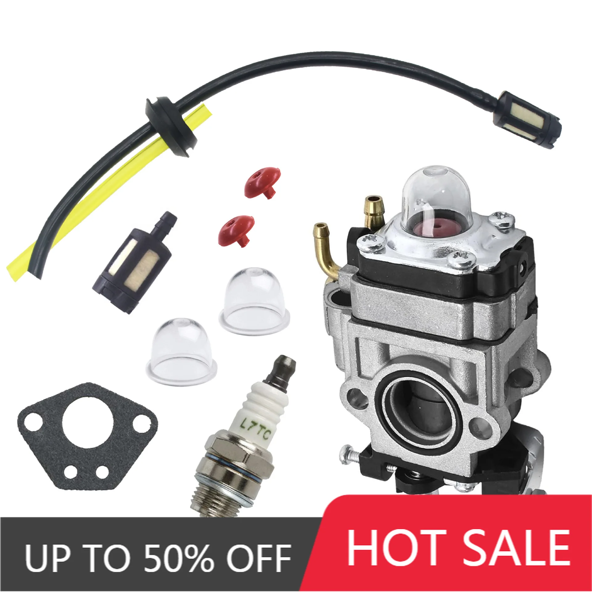 

Suitable for WYK-74 TB43 1E40F-5 BC520 CG430 CG520 43CC 52CC lawn mower carburetor chainsaw lawn mower