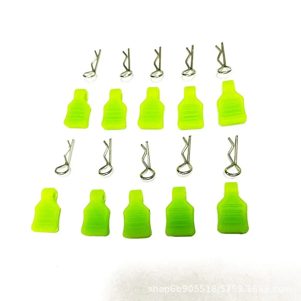 10pcs/set 1/18 1/24 3mm body clip with Fixing Bracket Mount Set for Axial SCX24 Panda Tetra etc crawlers upgraded Parts