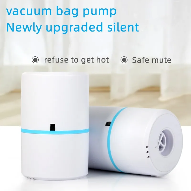 Pump organizer Compressed Bag Electric Pump Travel Vacuum Bag Pump Mini Sealer Machine Space Saver for Clothes Food Organizer