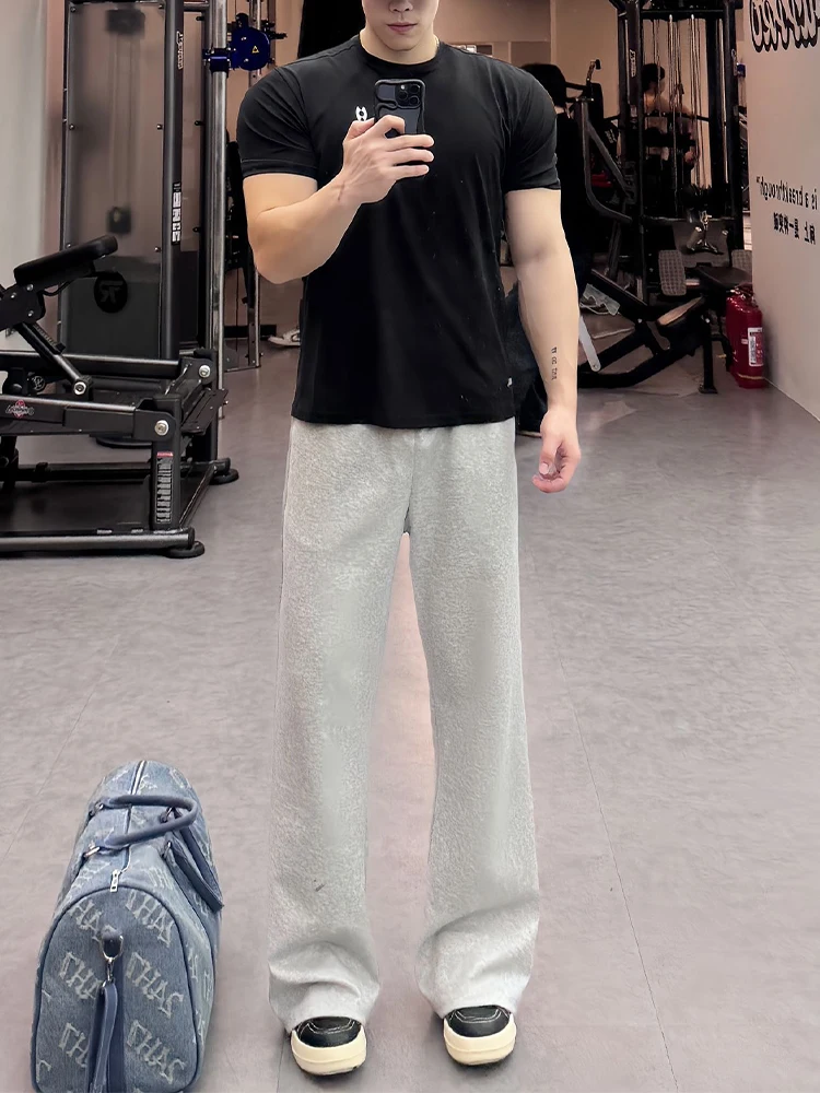 

Мужские повседневные брюки Cleanfit American Sle Sporey с цветочным принтом, прямые, широкие, осенние, молодежные, модные