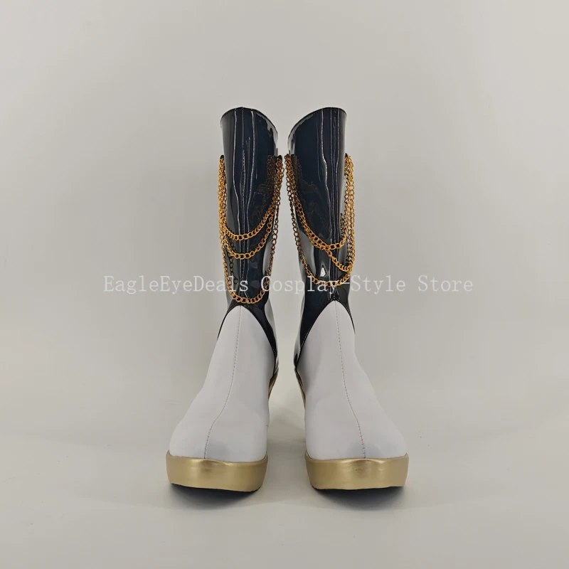 KPop Demon Hunters HUNTRX Mira, zapatos de disfraz, botas de piel sintética hechas a mano, botas de Anime para fiesta de Carnaval y Halloween, zapatos de utilería