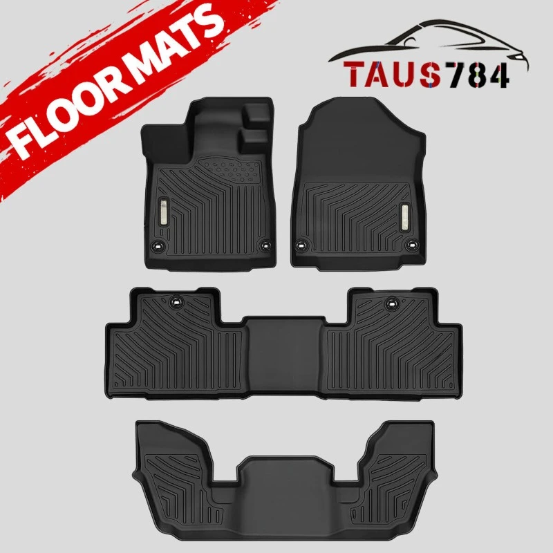 

Car Floor Mats 3rd Row Rubber Liners Carpet For 2022-2024 Acura MDX All Weather United States