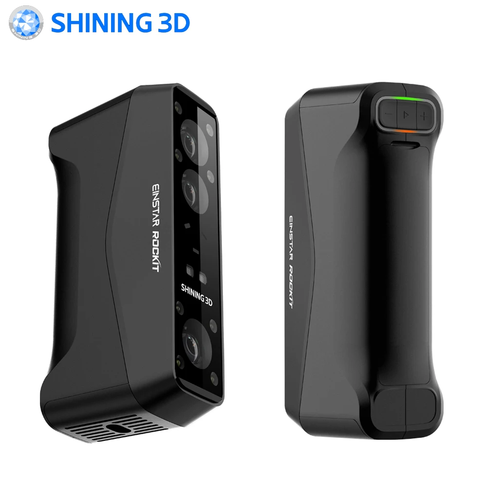 

SHINING 3D Scanner EINSTAR Rockit Wireless 3D Scan 19+7 Blue Laser Line/NIR Light High Accuracy Support Marker-Free Scanning