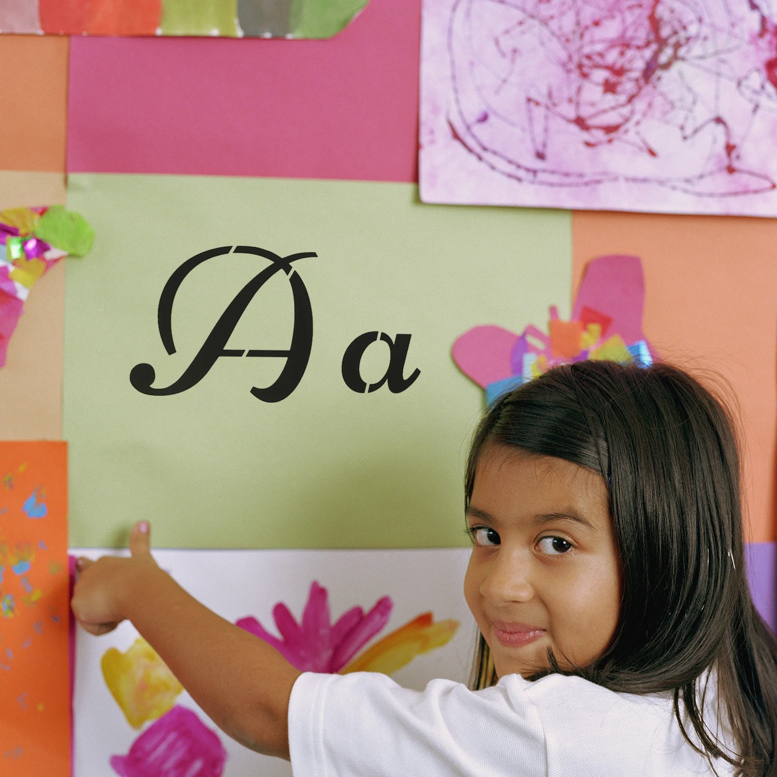 

Alphabet Stencils Kids Drawing Templates Paint Stencils Lightweight DIY Projects Scrapbooking Paper Crafts Art Supplies