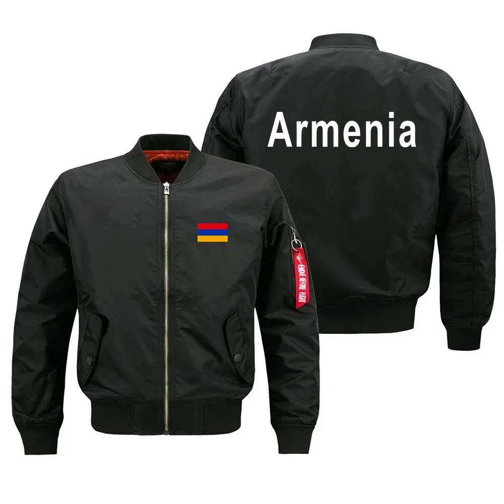 Funny Armenia Military Flight Aviation Men Ma1 Bomber Jacket Outdoor Windproof Man Baseball Coats