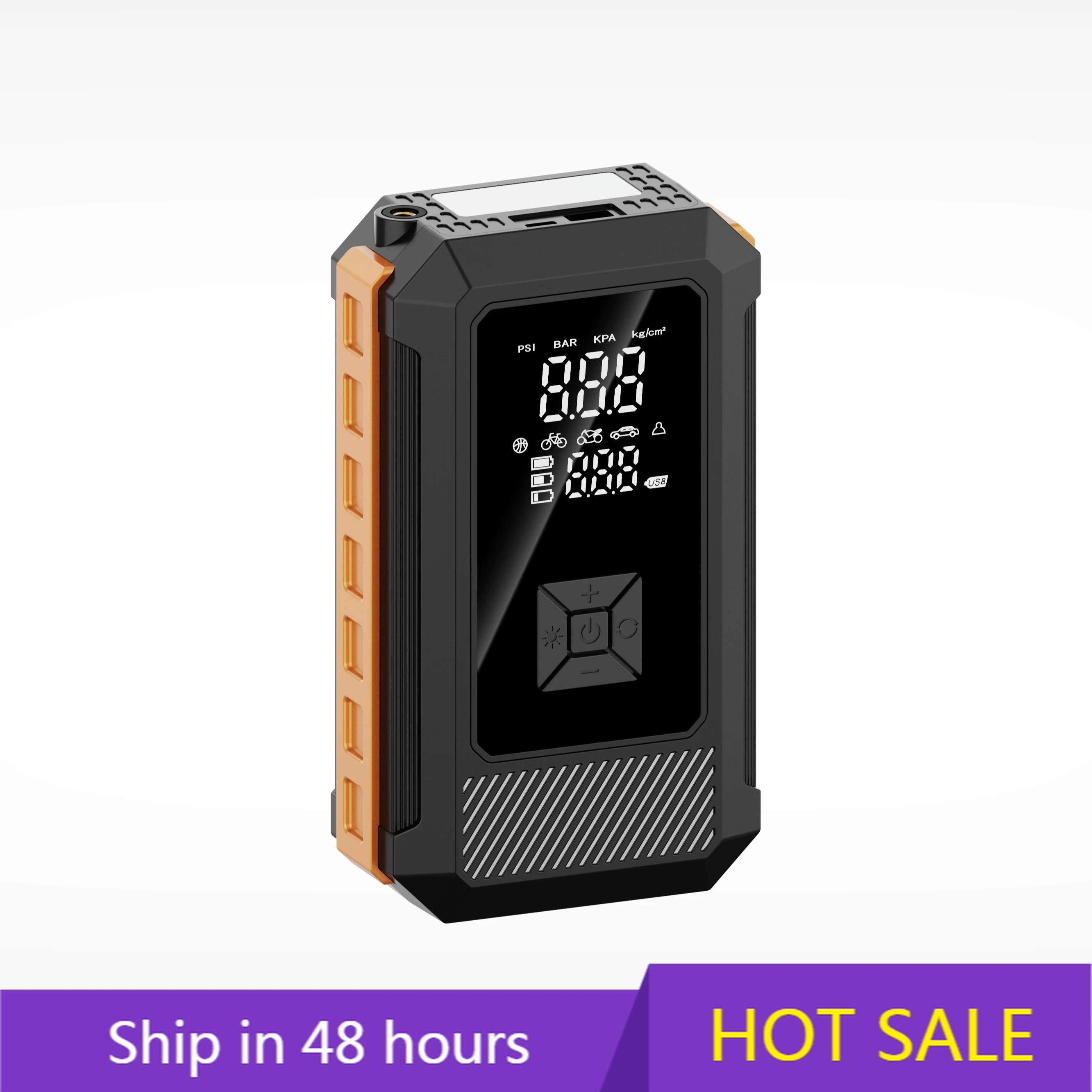 

POWER LEAPFactory Прямые продажи Пиковые усилители 800A Стартер с накачивателем шин Power Bank Воздушный насос с аварийным освещением Автоматическая остановка