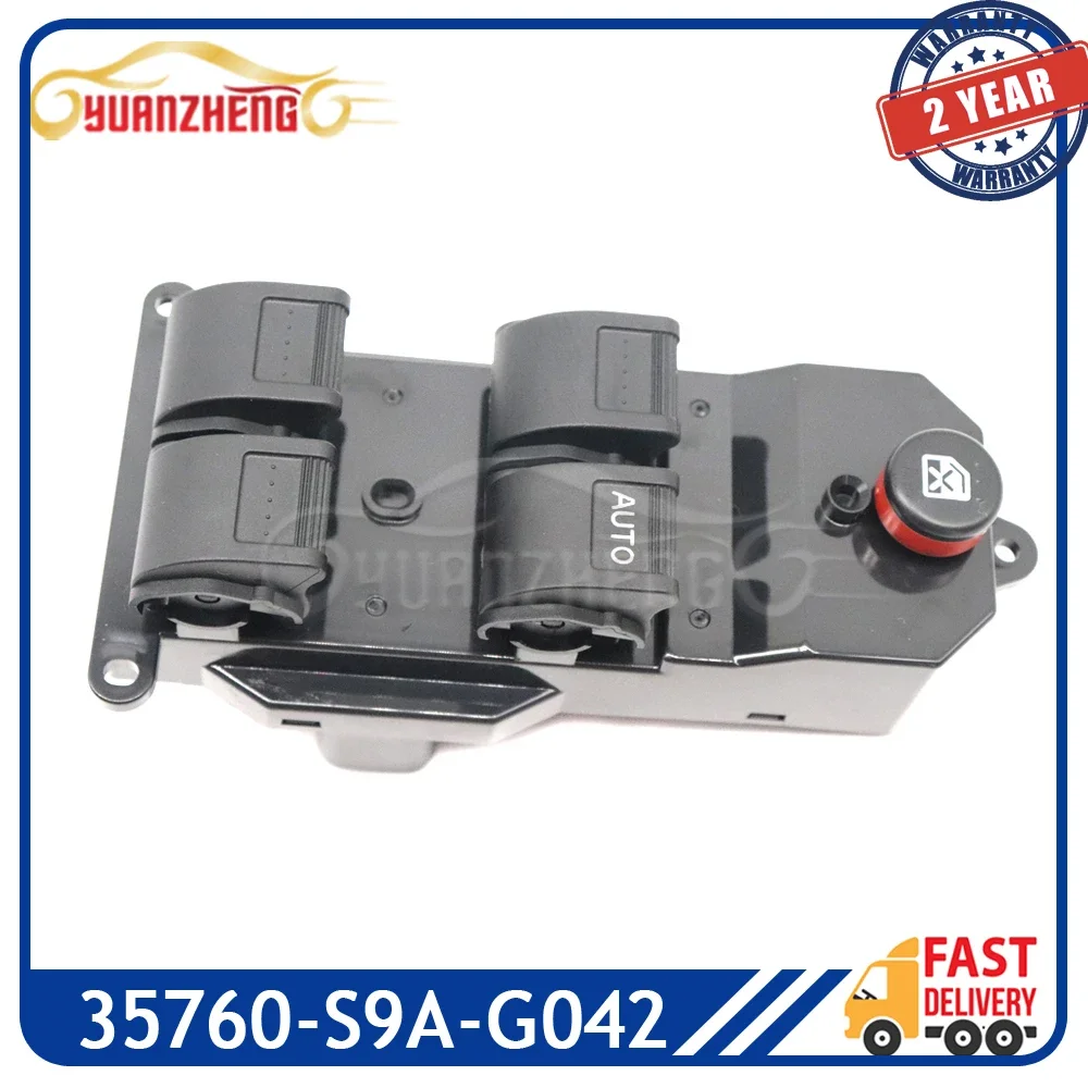 

Автомобильный правый электрический переключатель стеклоподъемника 35760-S9A-G042 для Honda CRV CR-V 2002-2006 Civic 2001-2005 35760S9AG042 35760 S9A G042