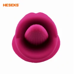 HESEKS Tongue Vibrator Suck Lick 10 Mode Sex Toys For Women Masturbator Remote Control Nipple Clitoris Stimulator USB Charge 18+