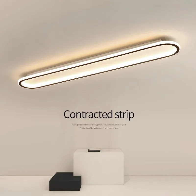 

Long Led Ceiling Light Modern Living Room Bedroom Chandelier Ceiling Lamp Dining Room Light Ceiling Mount Led Strip Lights