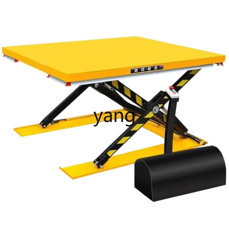 YJQ assembly line worktable ultra-thin lifting platform fixed landless multi-function