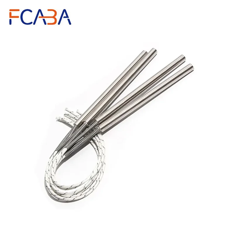FCABA 2PCS 16mm 140~160mm 316SUS Tubular Heating Pipe 110V/220V/380V Cartridge Heaters 900W/950W/1000W/1050W Electric Element