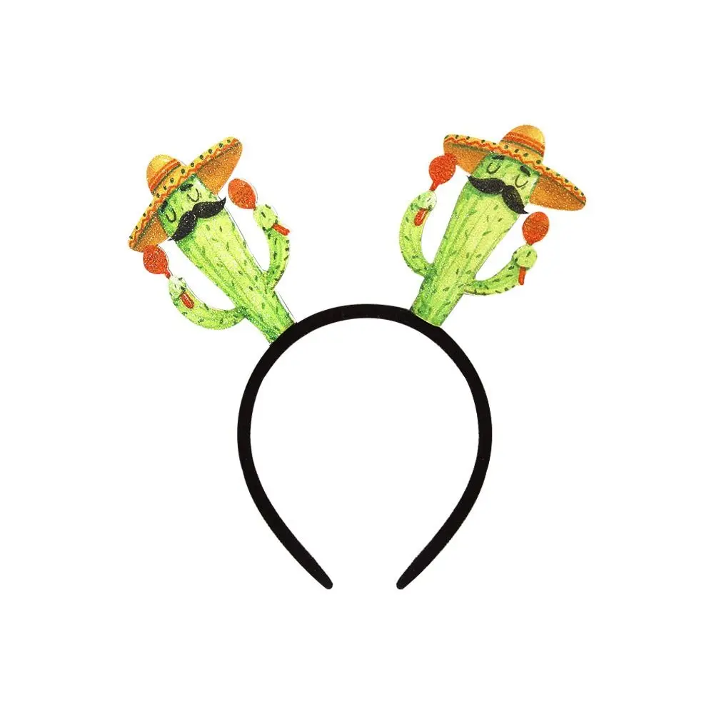 Happy Pineapple Hawaiian Party Headband Coconut Tree Flamingo Party Props Hairband Headwear Hairband Funny Headwear Female/Girls