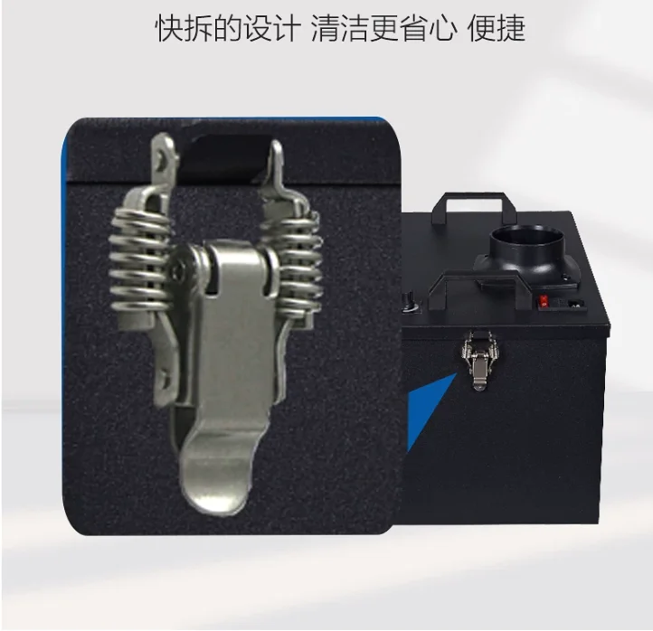 AC 220V Benchtop Engraving Vacuum Cleaner - Small dust box for dental, metal, nut engraving and polishing