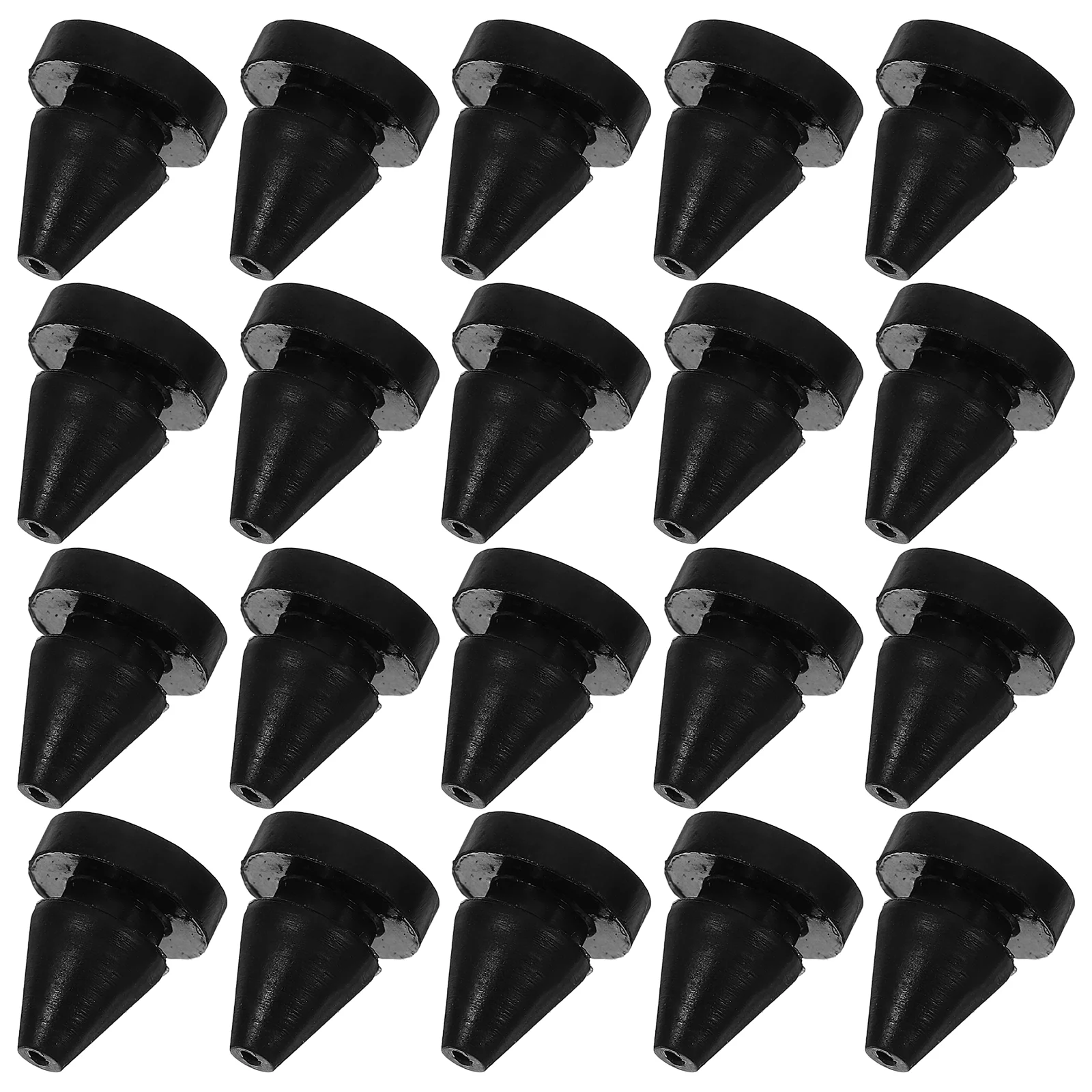 

20 Pcs Anti-collision Studs Shock Absorbing Plug Elevator Door Bumpers Silicone Cabinet Stopper Wall Protector Silica Gel Guard