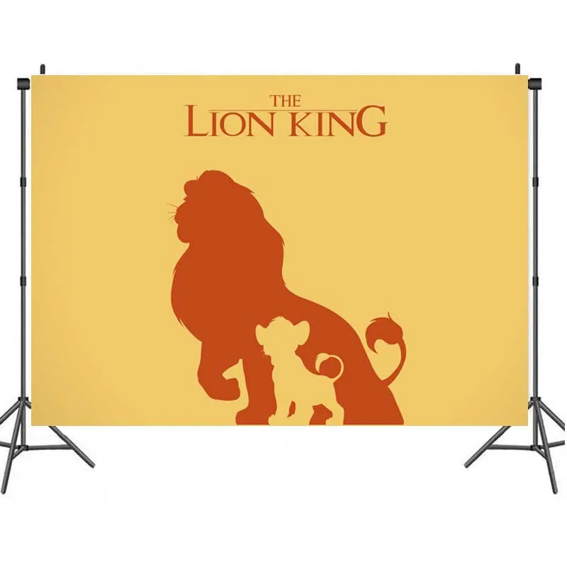 The Lion King Tapestry Birthday Party Supplies Baby Shower Banner Kid Faovr Room Simba Background Decoration Customize Backdrop