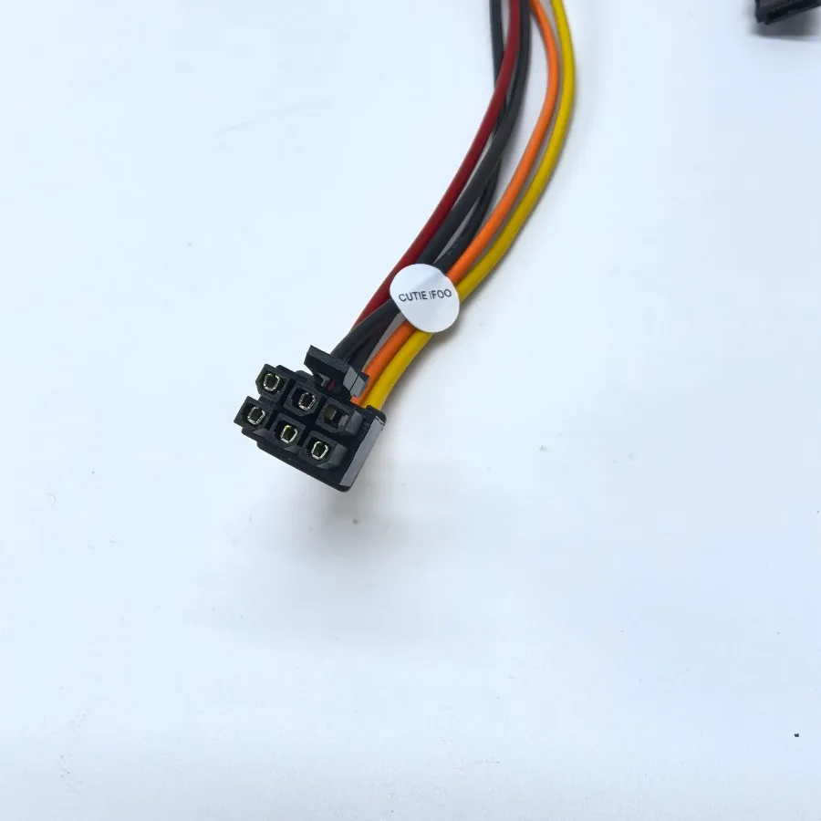 الكمبيوتر ATX اللوحة الرئيسية كابل الطاقة 8 مللي متر 6Pin 6P إلى SATA SSD HDD ODD DVD VCD محرك الأقراص الضوئية الحبل ل Plus QBT XE PRO QCT 1250 YJW72