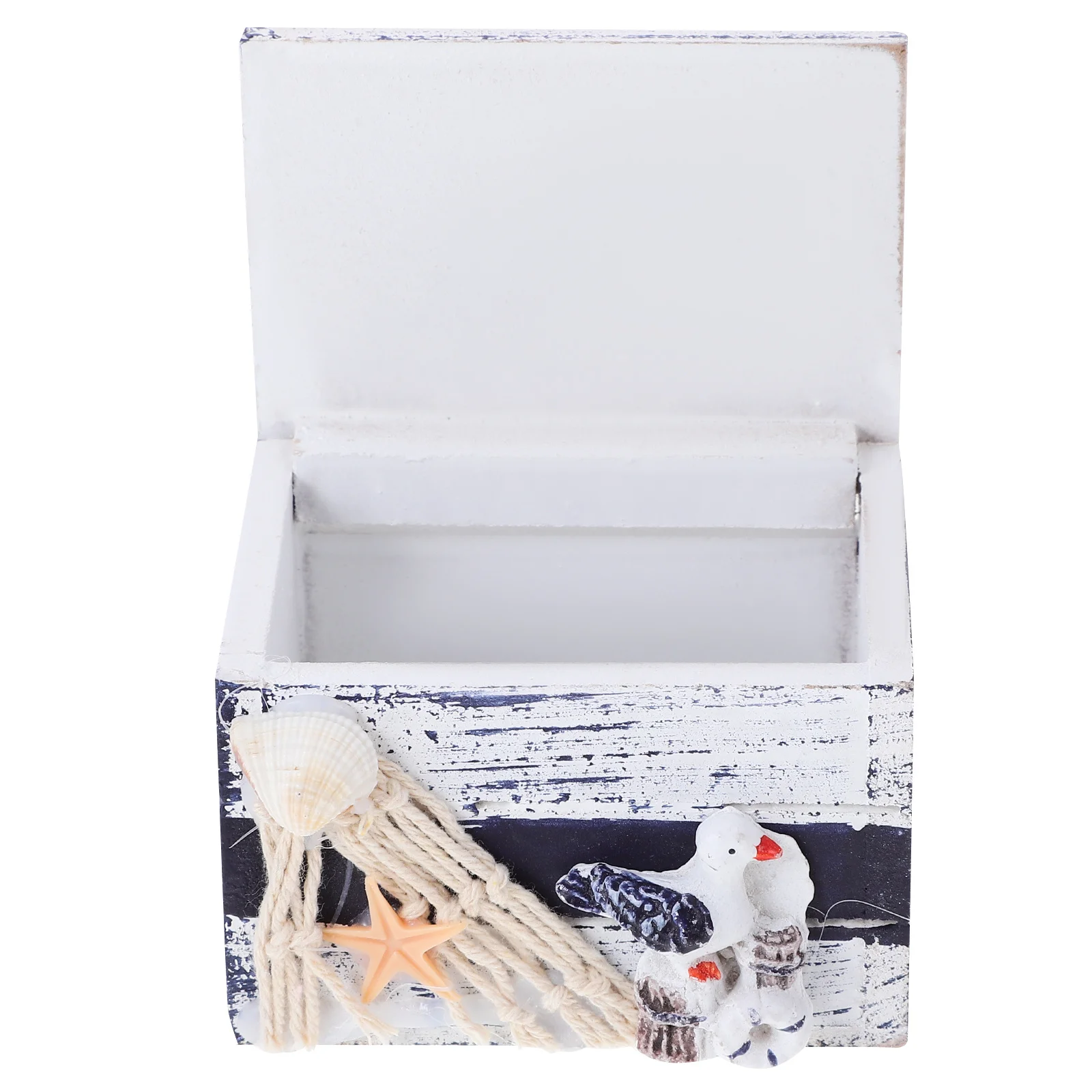 

Wooden Jewelry Box Vintage Mediterranean Style Decorative Storage Organizer Jewelry Container Tabletop Box with Lid for Rings