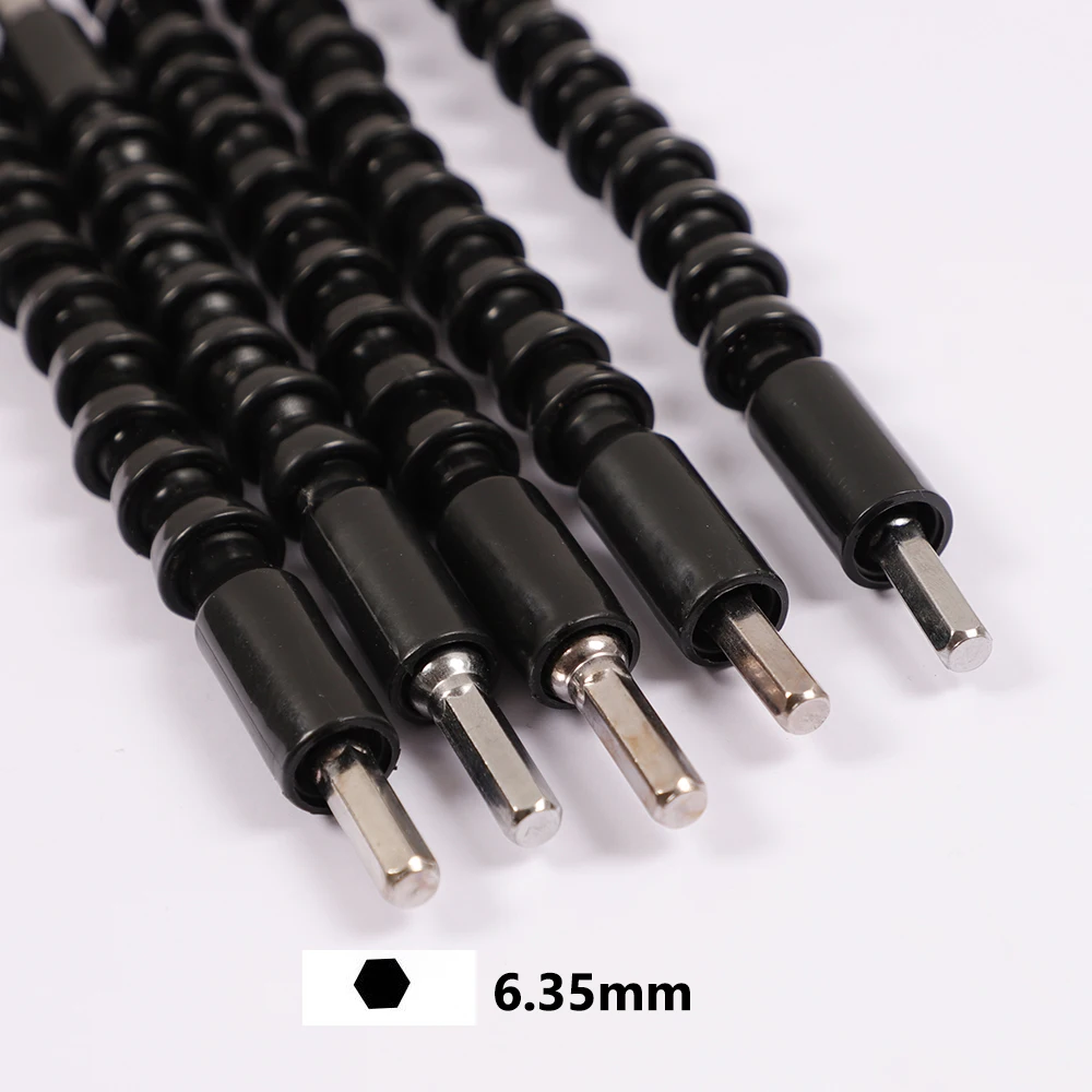 1Pcs 200/250/275/300/400mm Flexible Shaft Bits Extension Screwdriver Bit Electric Drill Hex Screwdriver Power Tools Accessories