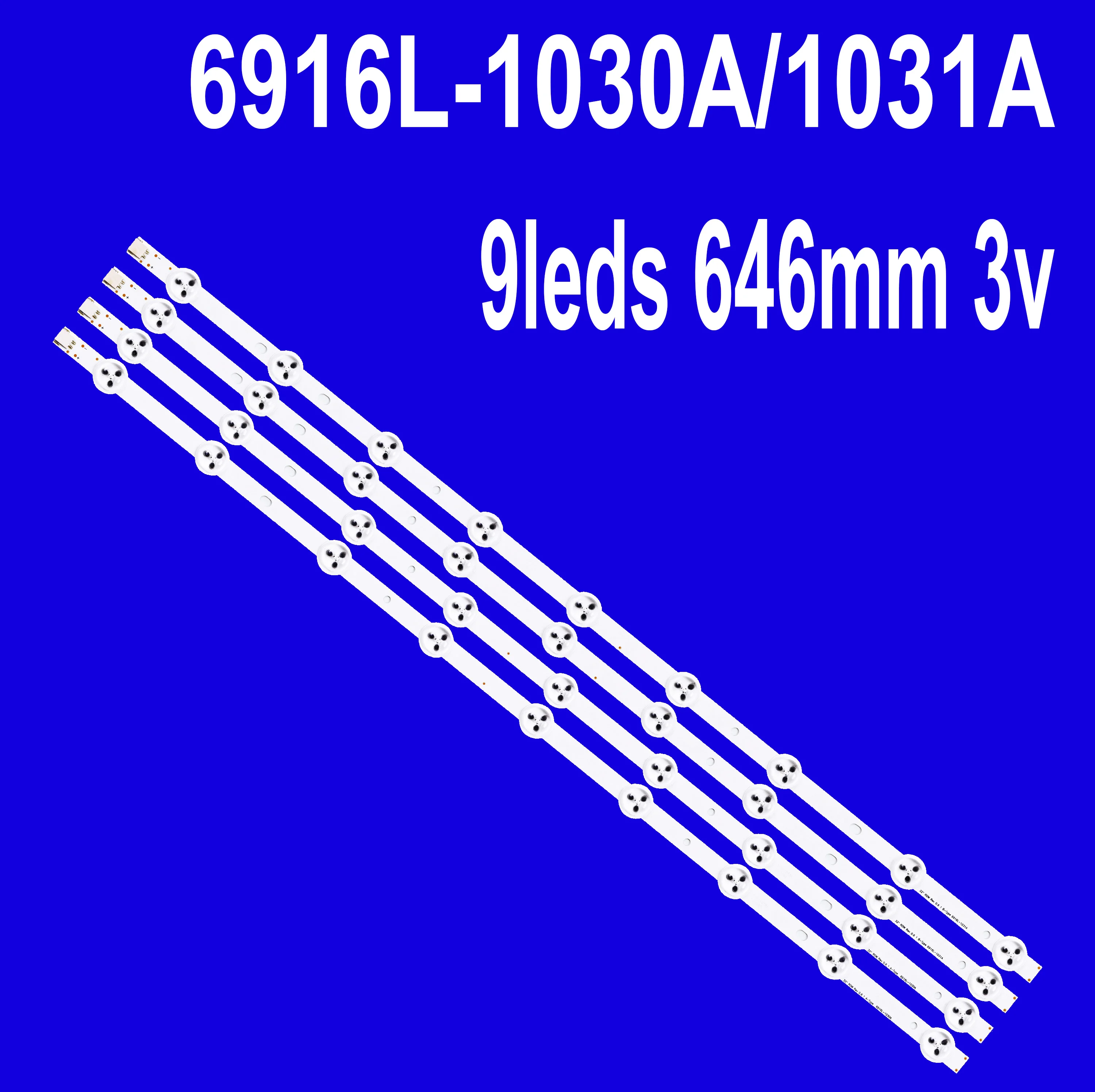 

4 шт. светодиодные ленты для подсветки телевизоров 32PFL3507 32LM340T 32LM3400 32LM340T 32PHG4900 LE32D1352 32LS3400 6916L-0923A 0881A 1030A 1031A