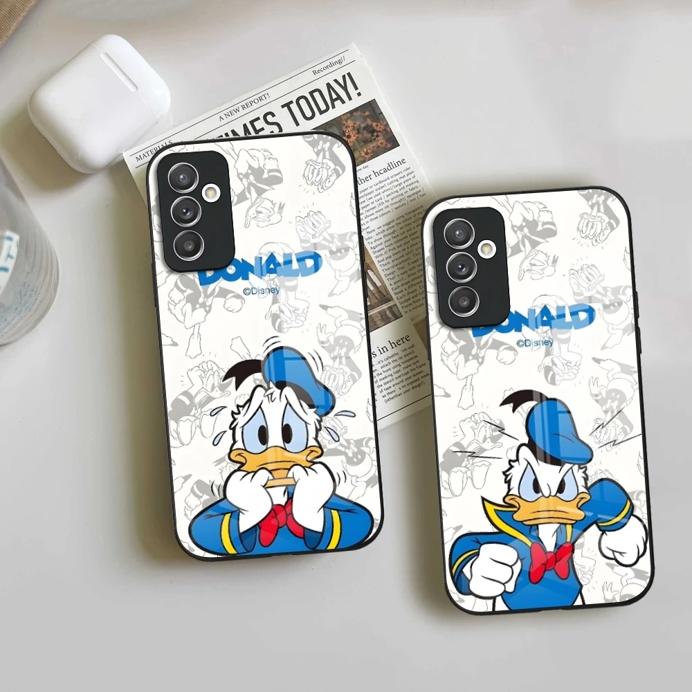 D-Donald Duck Phone Case For Samsung S24 Ultra S23 S22 S20 Fe S21 Plus Galaxy A54 A34 A24 A53 M54 Note 20 Back Cover