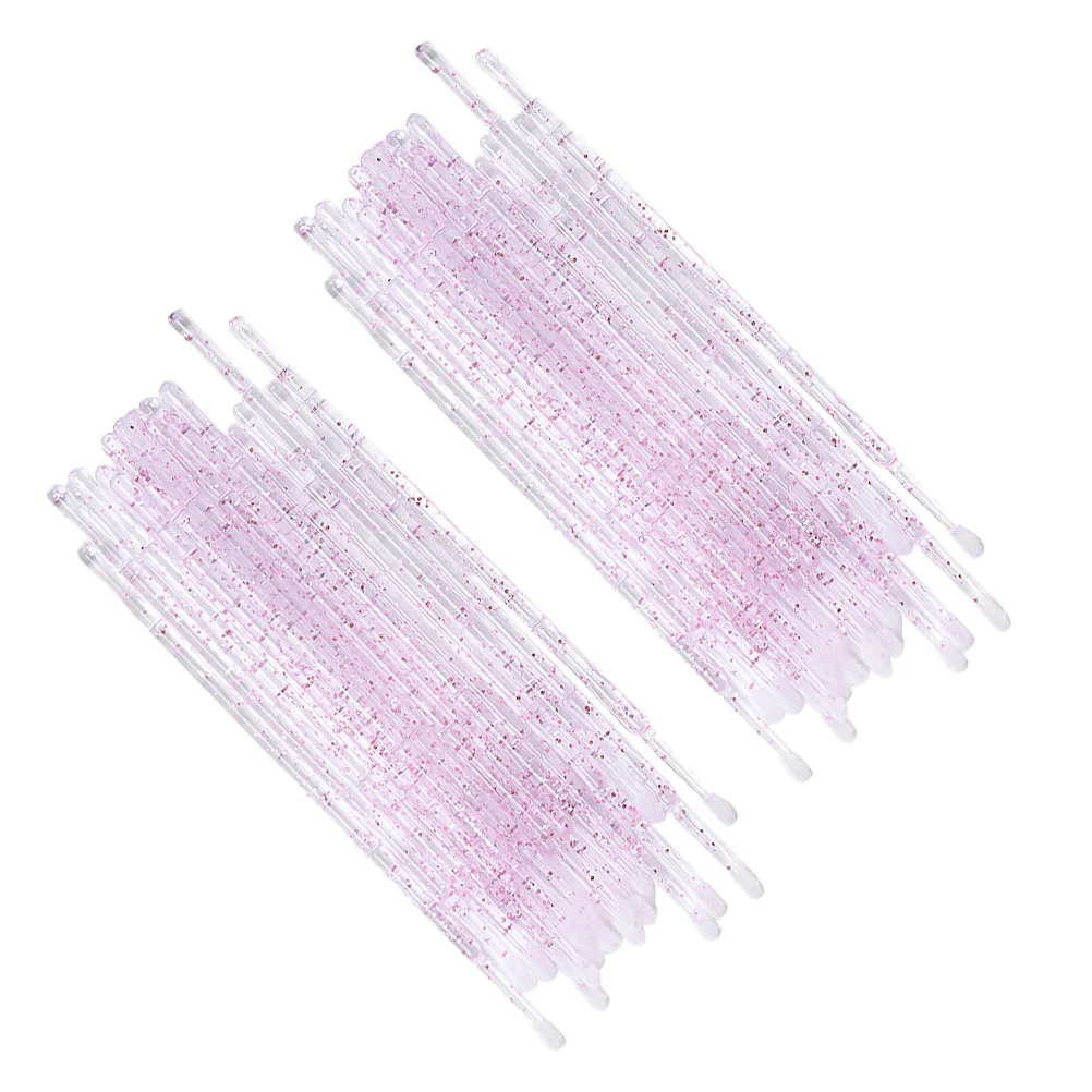 Detergenti per ciglia da 200 pezzi Spazzole per ciglia in plastica premium per la rimozione del trucco e la toelettatura delle sopracciglia Kit di strumenti di bellezza per donna