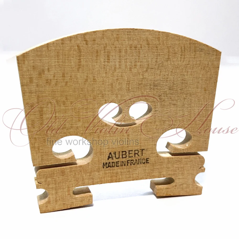Genuine Aubert Viola Bridge for 4/4 Viola, 46mm/48mm, Hard Maple,Made in France